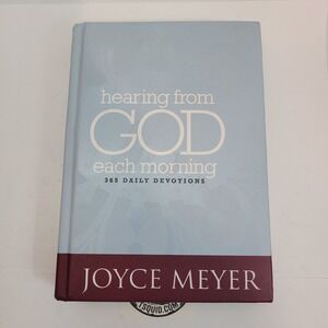 Joyce Meyer Hearing from God Each Morning Book 365 Daily Devotions Hardcover